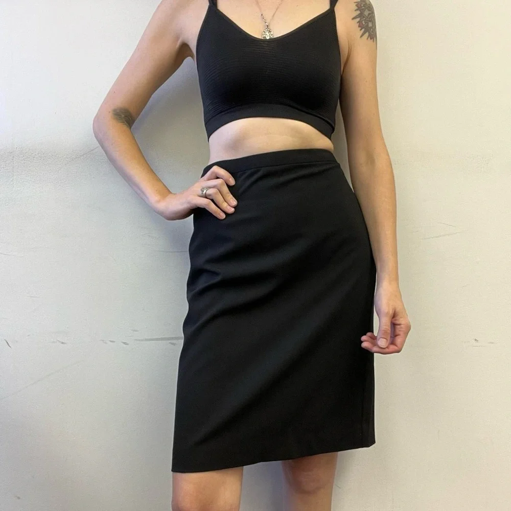 Black‎ Lace-Up Skirt - Picture 7 of 7